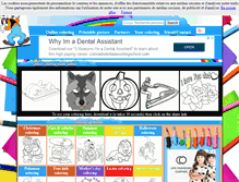 Tablet Screenshot of coloring-on-line.com
